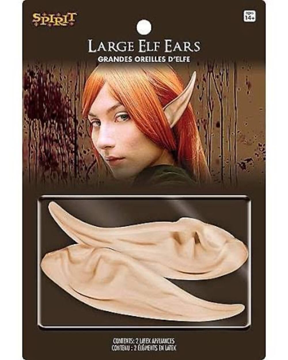 Large Latex Elf Ears Prosthetic